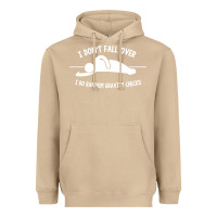 Mushroom i don't fall over i do random gravity checks Heavyweight Hoodie - artisFamous