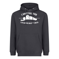 Smoke i don't fall over i do random gravity checks Heavyweight Hoodie - artisFamous