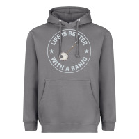 Storm Banjo Bluegrass Music Traditional Musician Funny Gift Heavyweight Hoodie - artisFamous