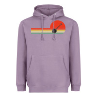 Lavender Banjo Bluegrass Music Traditional Musician vintage retro Heavyweight Hoodie - artisFamous