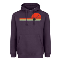 Plum Banjo Bluegrass Music Traditional Musician vintage retro Heavyweight Hoodie - artisFamous