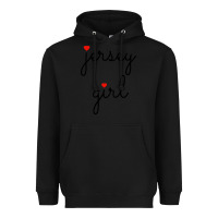 Black new jersey girl on the shore Heavyweight Hoodie - artisFamous