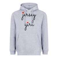 Heather Grey new jersey girl on the shore Heavyweight Hoodie - artisFamous