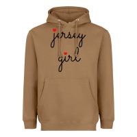 Toasted Coconut new jersey girl on the shore Heavyweight Hoodie - artisFamous