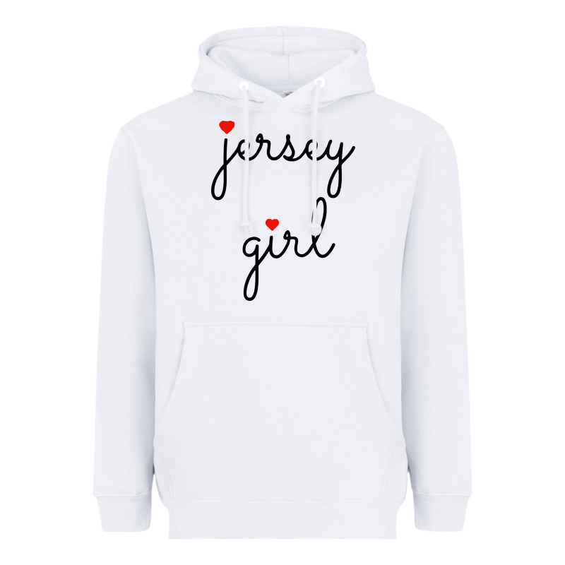New Jersey Girl On The Shore Heavyweight Hoodie by artisFamous | Teevron