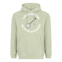 Matcha Banjo Bluegrass Music Traditional Musician Funny Gift Heavyweight Hoodie - artisFamous