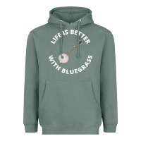 Sage Banjo Bluegrass Music Traditional Musician Funny Gift Heavyweight Hoodie - artisFamous