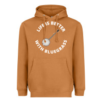 Meerkat Banjo Bluegrass Music Traditional Musician Funny Gift Heavyweight Hoodie - artisFamous