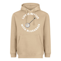 Mushroom Banjo Bluegrass Music Traditional Musician Funny Gift Heavyweight Hoodie - artisFamous