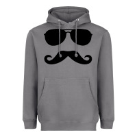 Storm moustache and sunglasses Heavyweight Hoodie - artisFamous