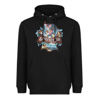 Black Splash Mountain Heavyweight Hoodie - artisFamous
