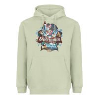 Matcha Splash Mountain Heavyweight Hoodie - artisFamous