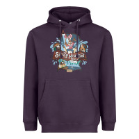 Plum Splash Mountain Heavyweight Hoodie - artisFamous