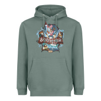Sage Splash Mountain Heavyweight Hoodie - artisFamous