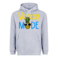 Heather Grey vacay mode shirt pineapple Heavyweight Hoodie - artisFamous