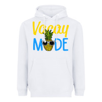 White vacay mode shirt pineapple Heavyweight Hoodie - artisFamous