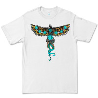 White turquoise thunderbird Premium Tee - RanaPortraitStore