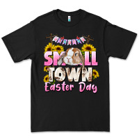 Black Small town Easter Day Premium Tee - CowGirlArtShop