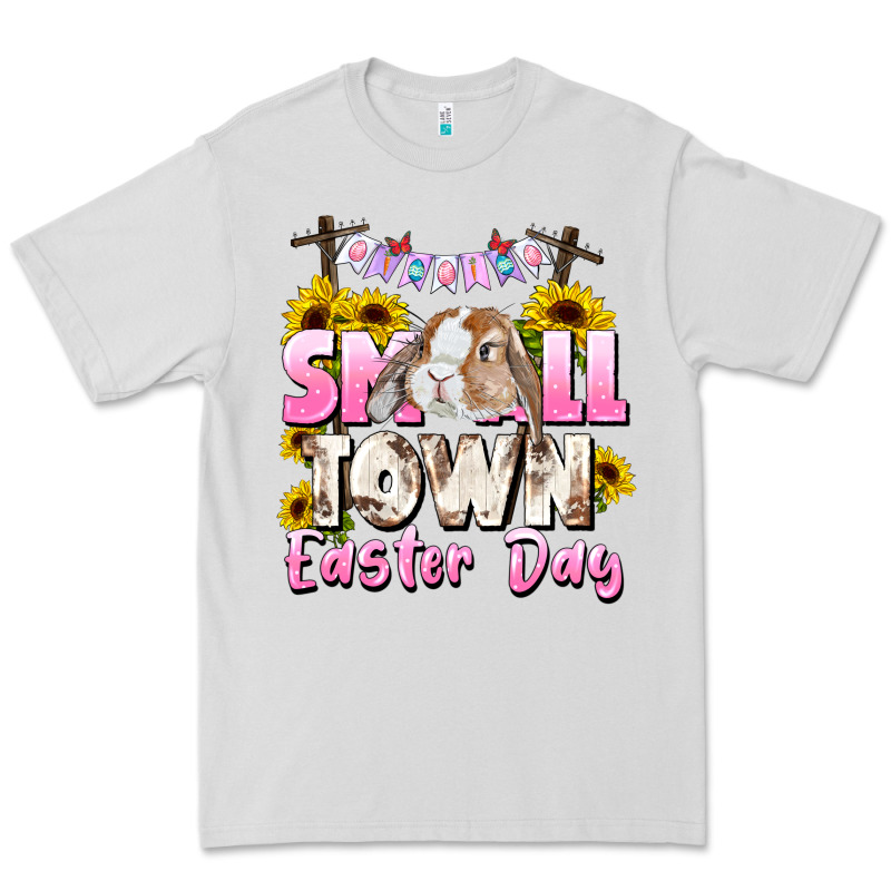 Small Town Easter Day Premium Tee by CowGirlArtShop | Teevron