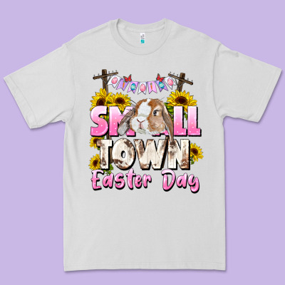 Small Town Easter Day Premium Tee Designed By Cowgirlartshop