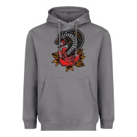 Storm the king cobra snake and rose Heavyweight Hoodie - artisFamous