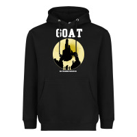 Black big thunder mountain goat Heavyweight Hoodie - artisFamous