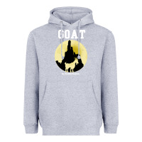 Heather Grey big thunder mountain goat Heavyweight Hoodie - artisFamous