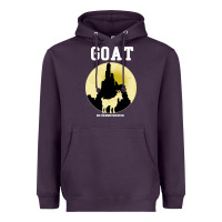 Plum big thunder mountain goat Heavyweight Hoodie - artisFamous