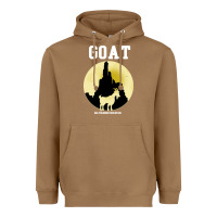 Toasted Coconut big thunder mountain goat Heavyweight Hoodie - artisFamous