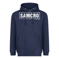 Navy samcro Heavyweight Hoodie - artisFamous