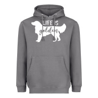 Storm golden retriever - life is golden white Heavyweight Hoodie - artisFamous