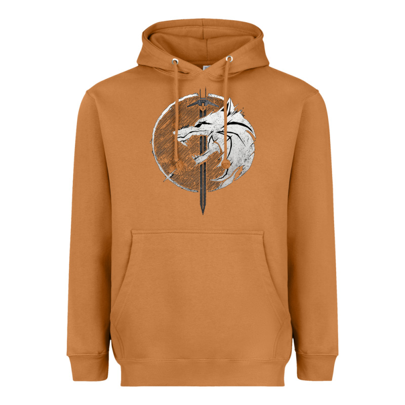 Witcher Wolf Heavyweight Hoodie by artisFamous | Teevron