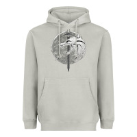 Moon Dust Witcher Wolf Heavyweight Hoodie - artisFamous