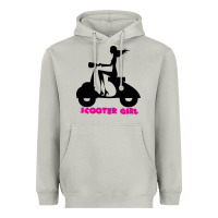 Moon Dust scooter girl Heavyweight Hoodie - artisFamous