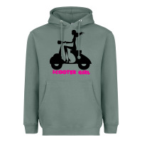 Sage scooter girl Heavyweight Hoodie - artisFamous