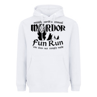 White mordor fun run Heavyweight Hoodie - artisFamous