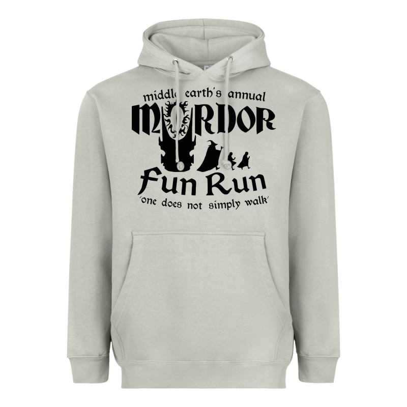 Mordor Fun Run Heavyweight Hoodie by artisFamous | Teevron