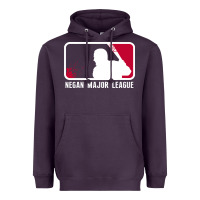Plum negan major league Heavyweight Hoodie - artisFamous