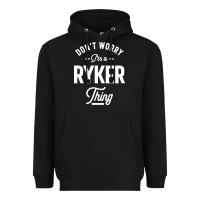 Black Ryker Personalized Name Birthday Gift Heavyweight Hoodie - artisFamous
