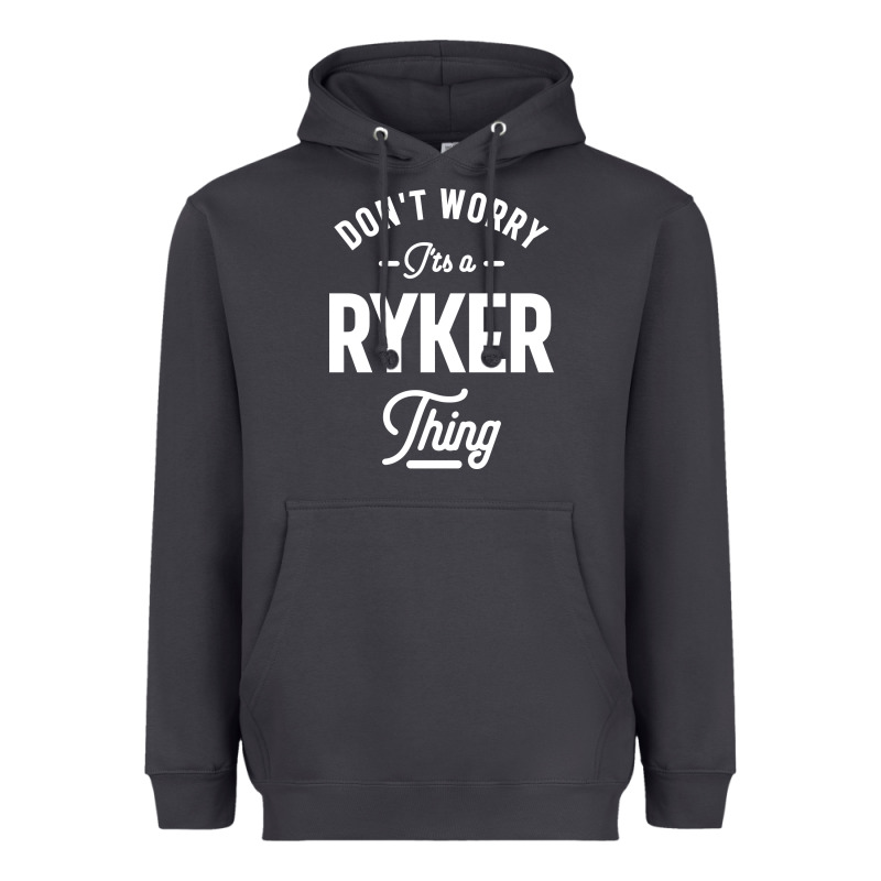 Ryker Personalized Name Birthday Gift Heavyweight Hoodie by artisFamous | Teevron
