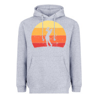 Heather Grey Vintage Retro Golf | Golfers Heavyweight Hoodie - artisFamous
