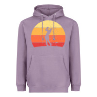 Lavender Vintage Retro Golf | Golfers Heavyweight Hoodie - artisFamous