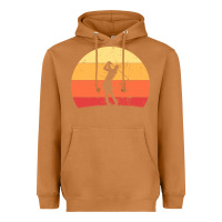 Meerkat Vintage Retro Golf | Golfers Heavyweight Hoodie - artisFamous