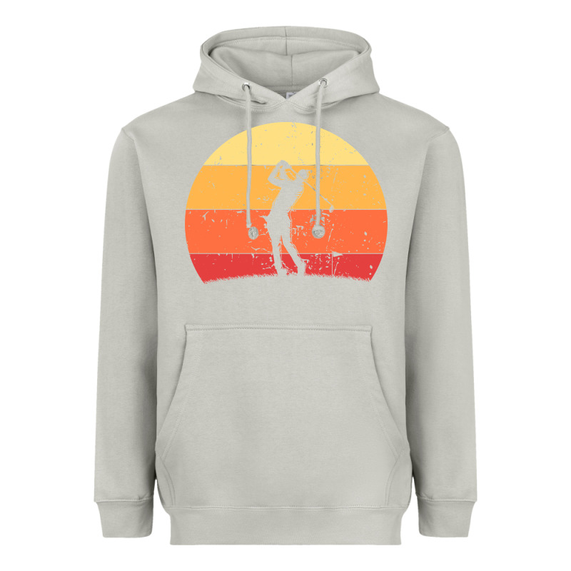 Vintage Retro Golf | Golfers Heavyweight Hoodie by artisFamous | Teevron