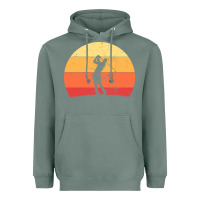 Sage Vintage Retro Golf | Golfers Heavyweight Hoodie - artisFamous