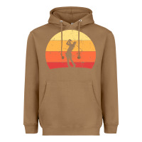 Toasted Coconut Vintage Retro Golf | Golfers Heavyweight Hoodie - artisFamous