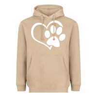 Mushroom dog dad mom puppy shirt love dogs paw print heart women men  shirt Heavyweight Hoodie - artisFamous