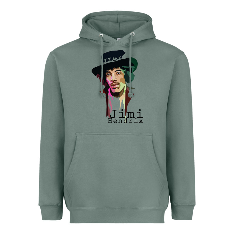 Jimi Hendrix Heavyweight Hoodie by artisFamous | Teevron