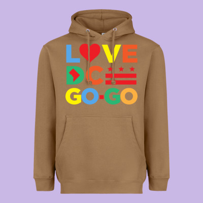 Love Dc Gogo Heavyweight Hoodie Designed By Artisfamous