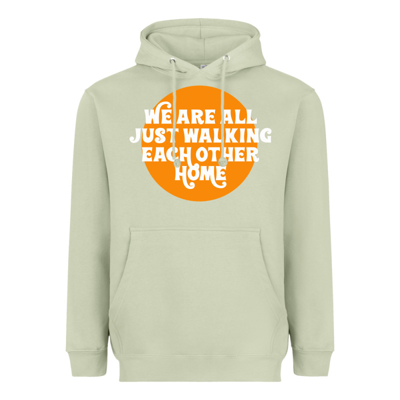 We Are All Just Walking Each Other Home Heavyweight Hoodie by artisFamous | Teevron